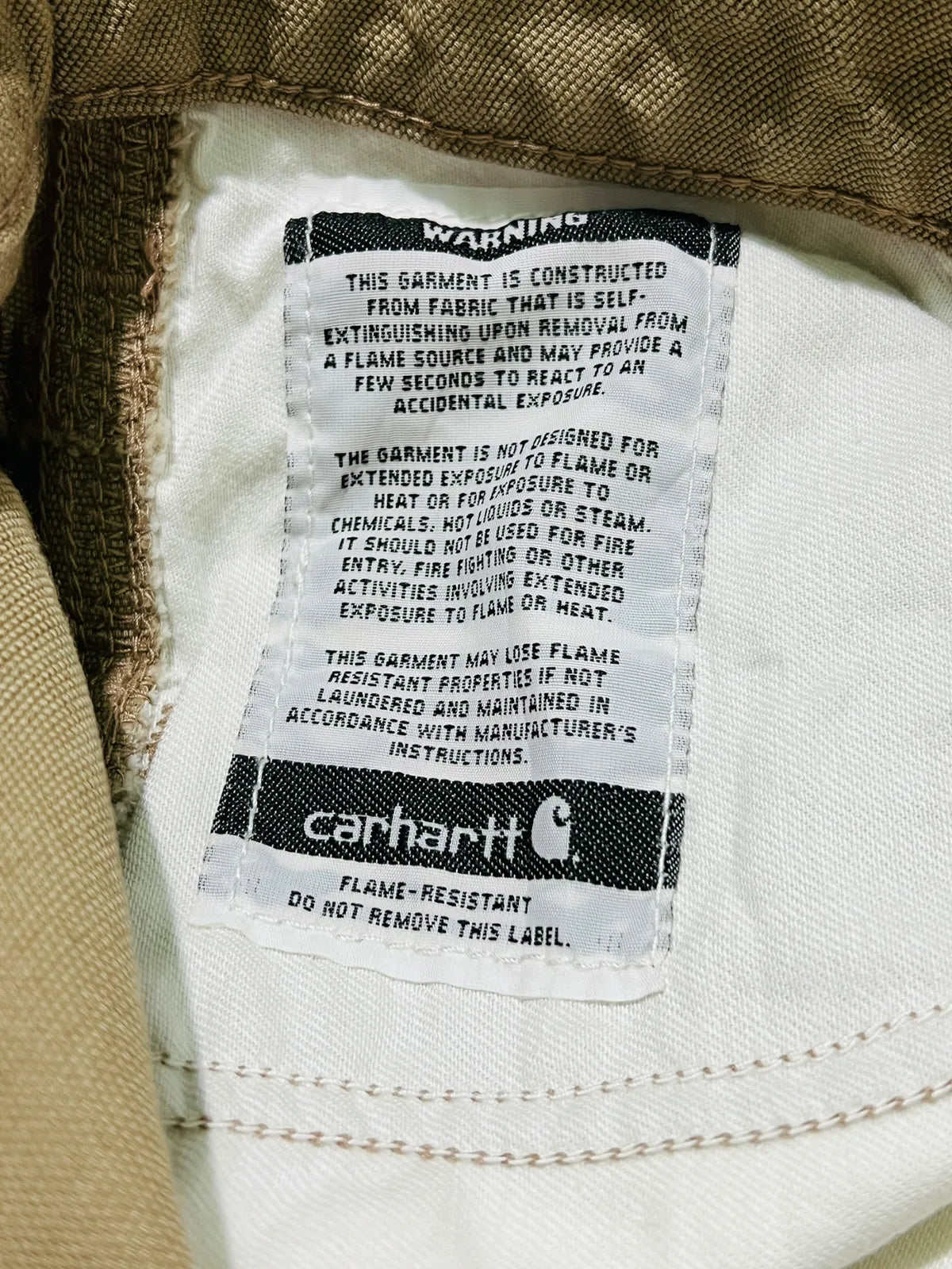 Carhartt FR talla 30x30