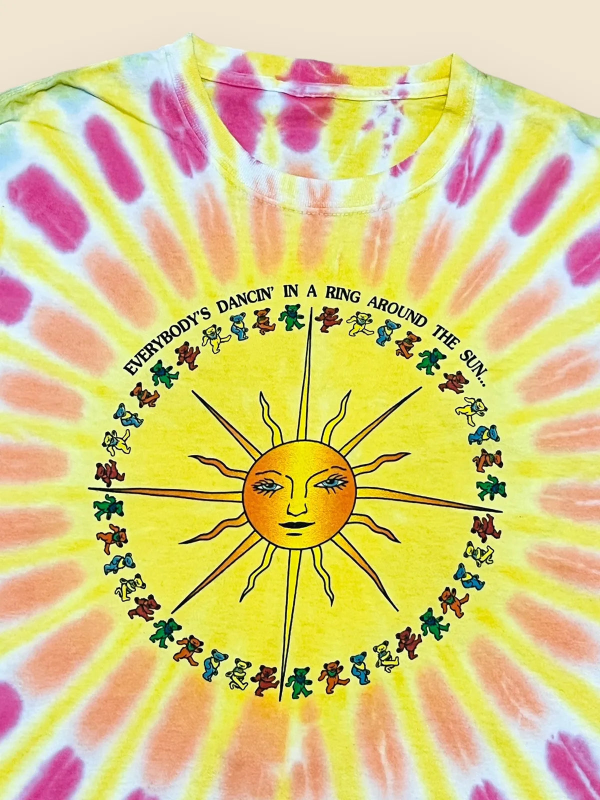 Grateful Dead Tye Dye 90s tee talla M