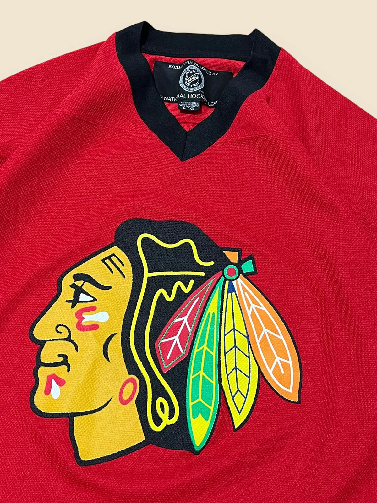 Jersey Chicago Blackhawks NHL long sleeve talla L