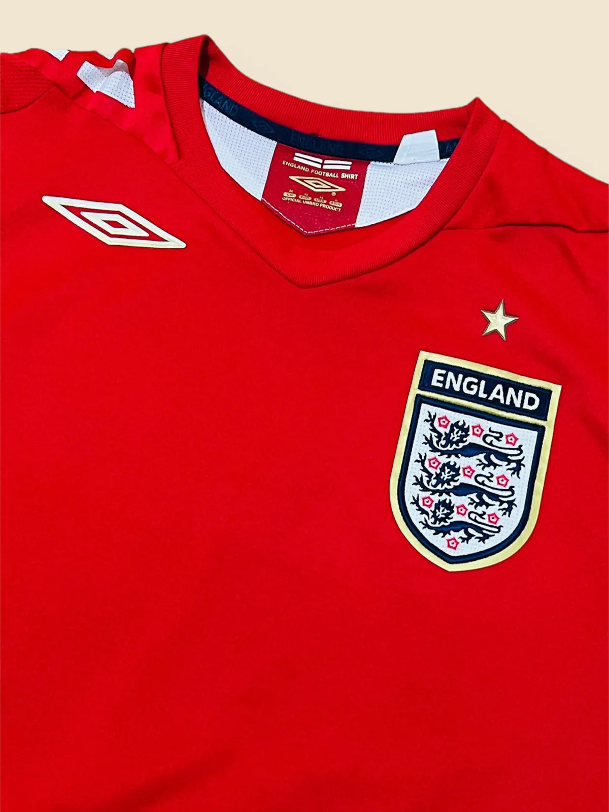 Jersey Umbro de Inglaterra 2006 - 2008 talla M