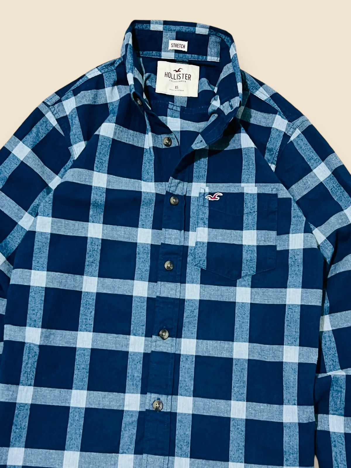 Camisa Hollister talla XS (Amplia a S)