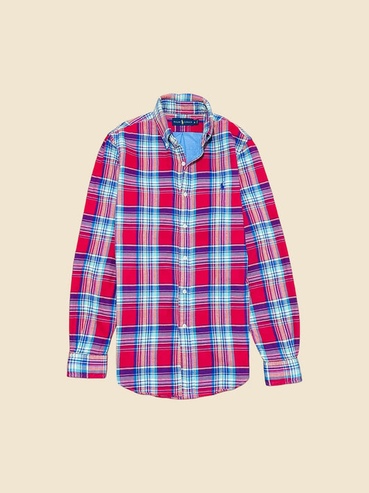 Ralph Lauren - Camisa de flannel talla S