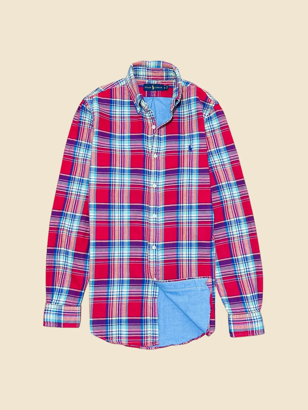 Ralph Lauren - Camisa de flannel talla S