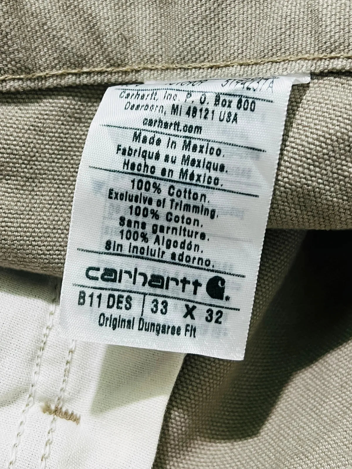 Carhartt Carpenter 33x32