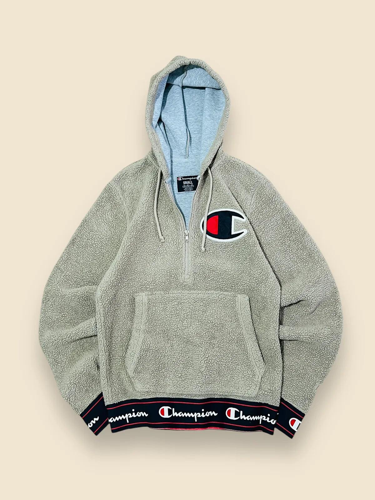 Hoodie Champion Aborregada talla S