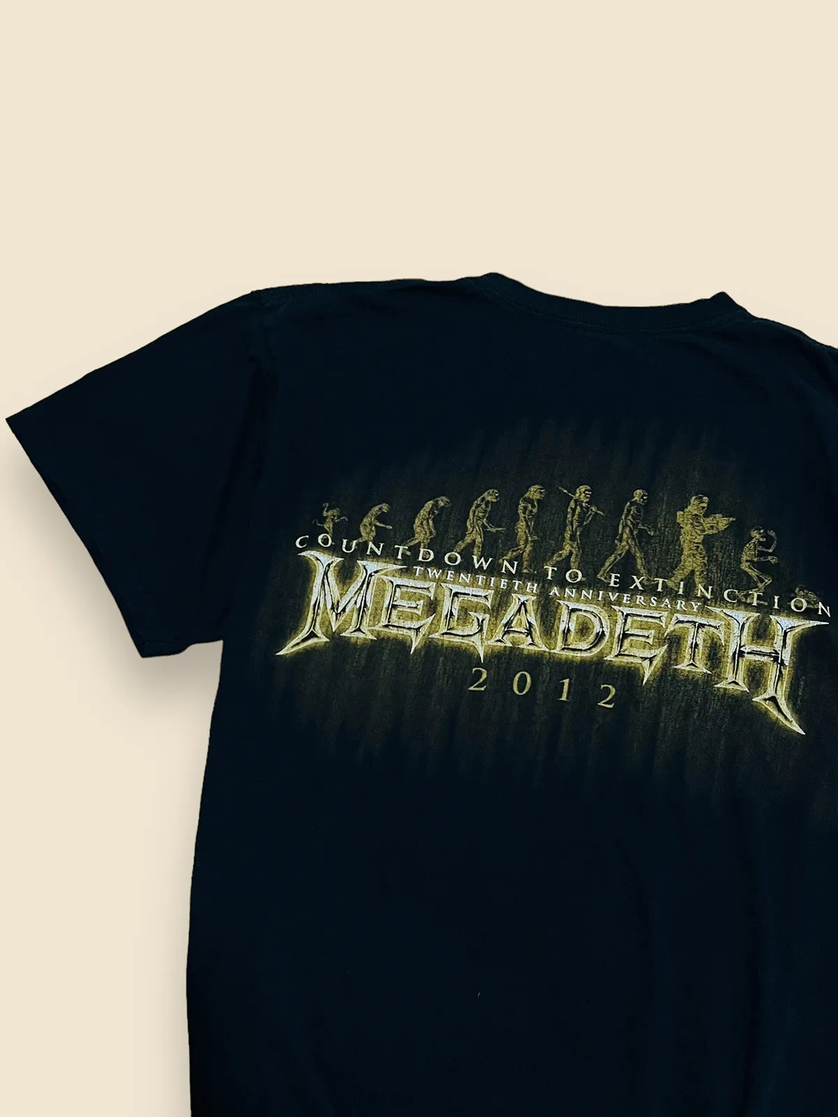 Megadeth 2012 ‘Countdown to Extinction 20 Aniversario’ talla L